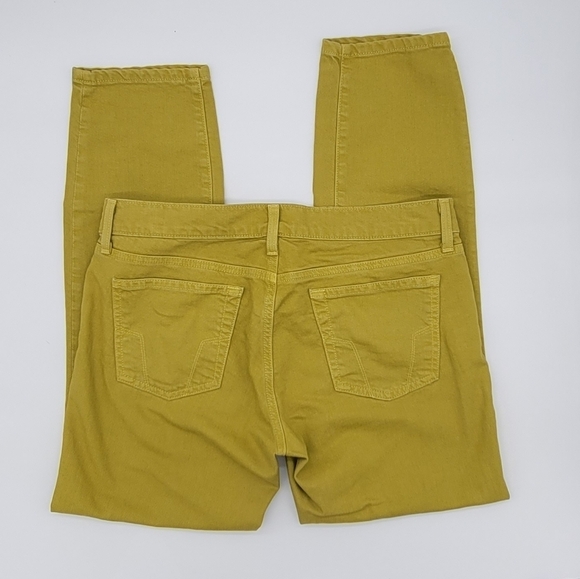 Fossil Ankle Green Denim Jean 32x27 - Picture 2 of 10